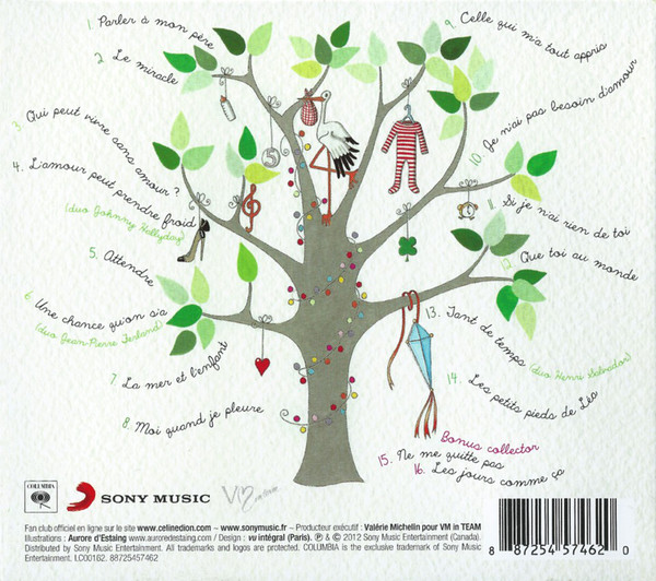 Celine Dion  Sans Attendre : Back